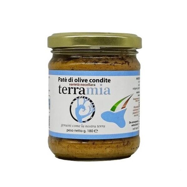 Patè di Olive Condite Varietà Nocellara 180g “TerraMia” – Visit Belice